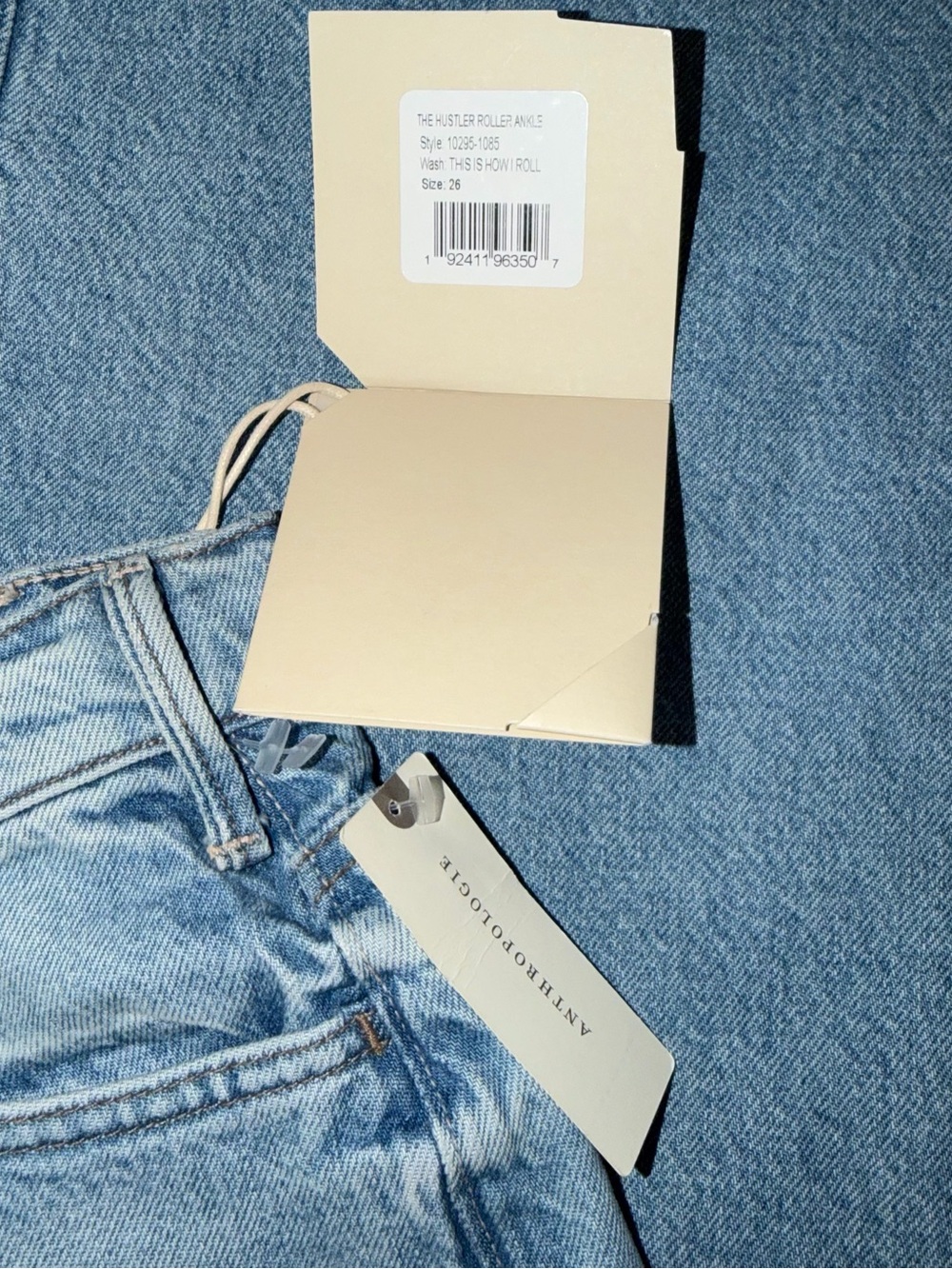 Mother Superior The Hustler Roller Ankle In This Is How I Roll Size 26 NWT Jeans - Picture 8 of 15